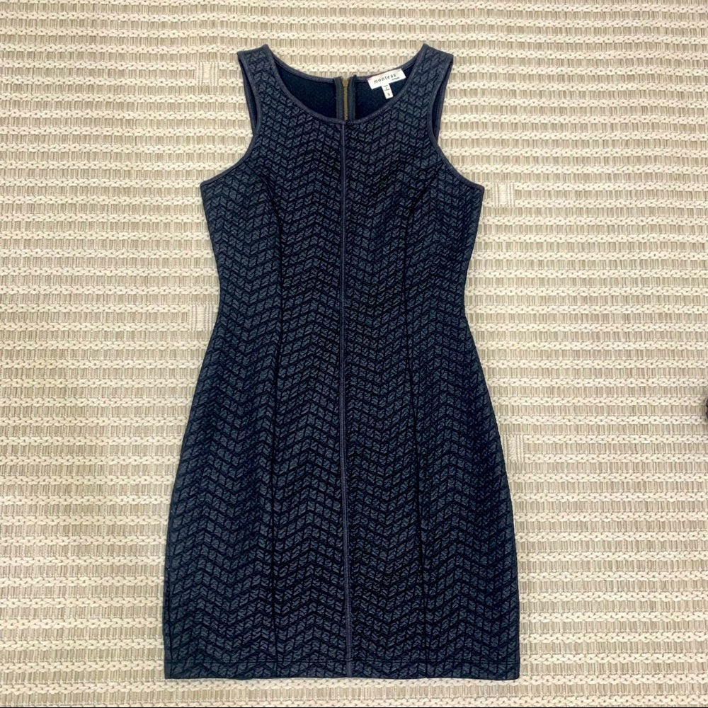 Monteau Black Bodycon Mini Dress